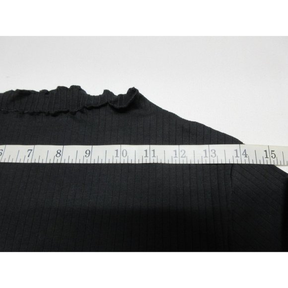 Vero Moda Curve Jeanette ribbed organic cotton blouse - Picture 11 of 12